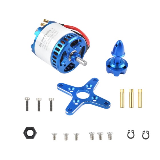Original  SUNNYSKY X4125 420KV RC Plane Motor 7510g High Pulling RC Fixed Wing Toy Plane Airplane Power Unit High Quality Motor